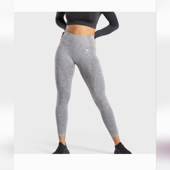 Gymshark Pants - Gymshark Vital Seamless Leggings Gray